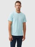 Rodd & Gunn Fairfield Cotton Linen Slim Fit T-Shirt, Mint