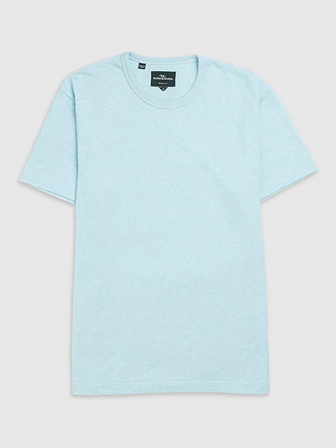 Product image 4 of 5, which shows Rodd & Gunn Fairfield Cotton Linen Slim Fit T-Shirt, Mint, XS