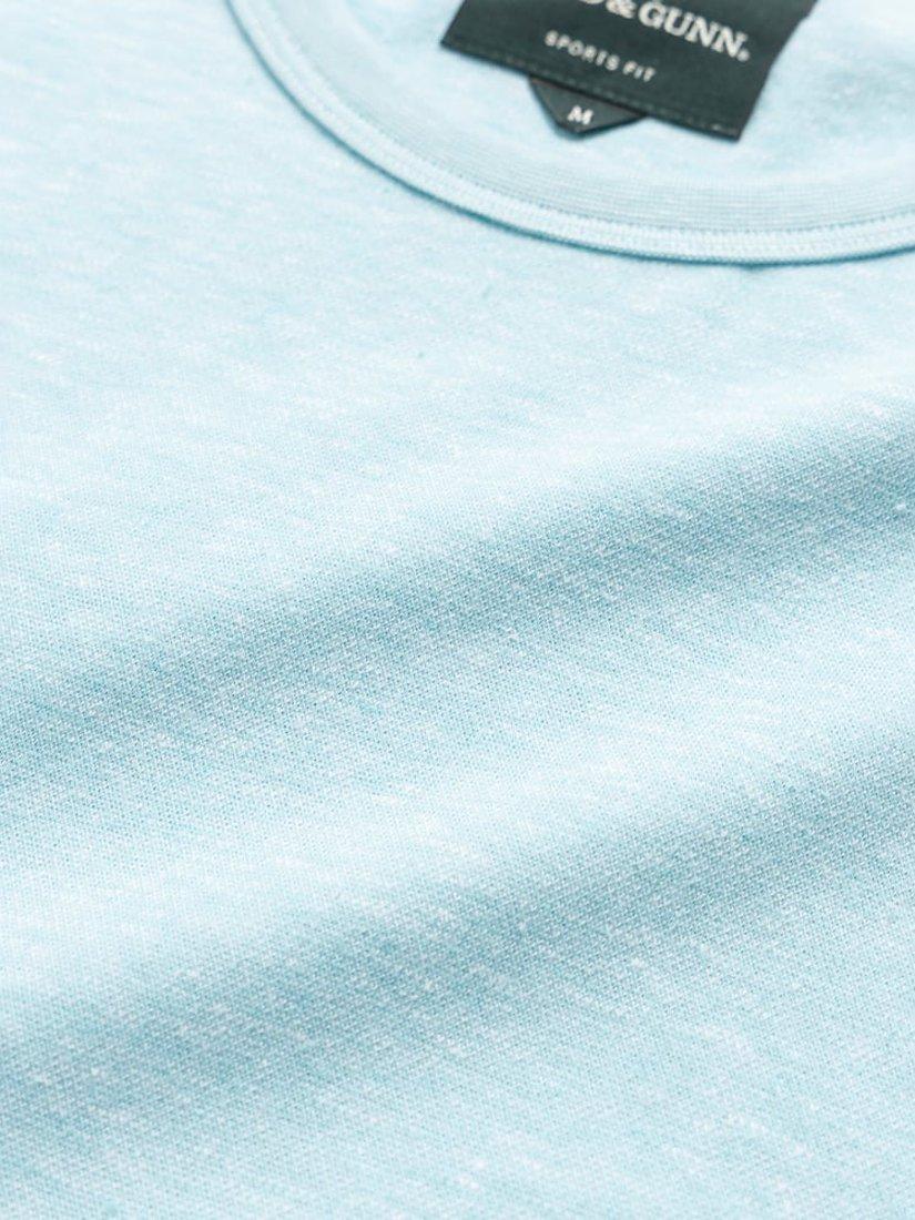 Product image 5 of 5, which shows Rodd & Gunn Fairfield Cotton Linen Slim Fit T-Shirt, Mint, XS