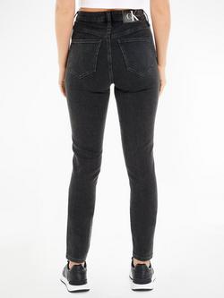 Calvin Klein High Rise Skinny Jeans - view 2, Black