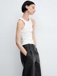 Mango Boni Ribbed Vest Top