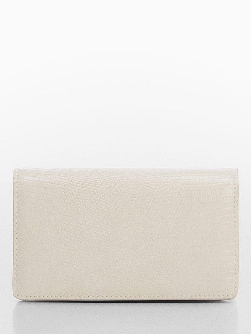 Mango Eric Flap Over Chain Bag, Light Beige, One Size