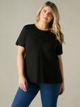 Live Unlimited Curve Jersey Top, Black