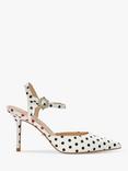 Dune Catwalk Polka Dot High Heel Court Shoes, Multi