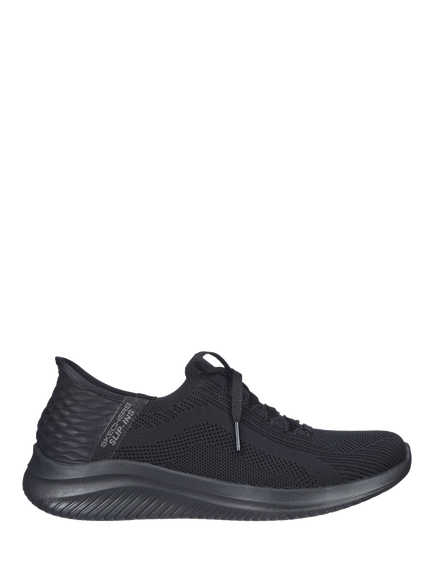 Skechers Ultra Flex 3.0 Brilliant Path Wide Fit Trainers, Black, Black
