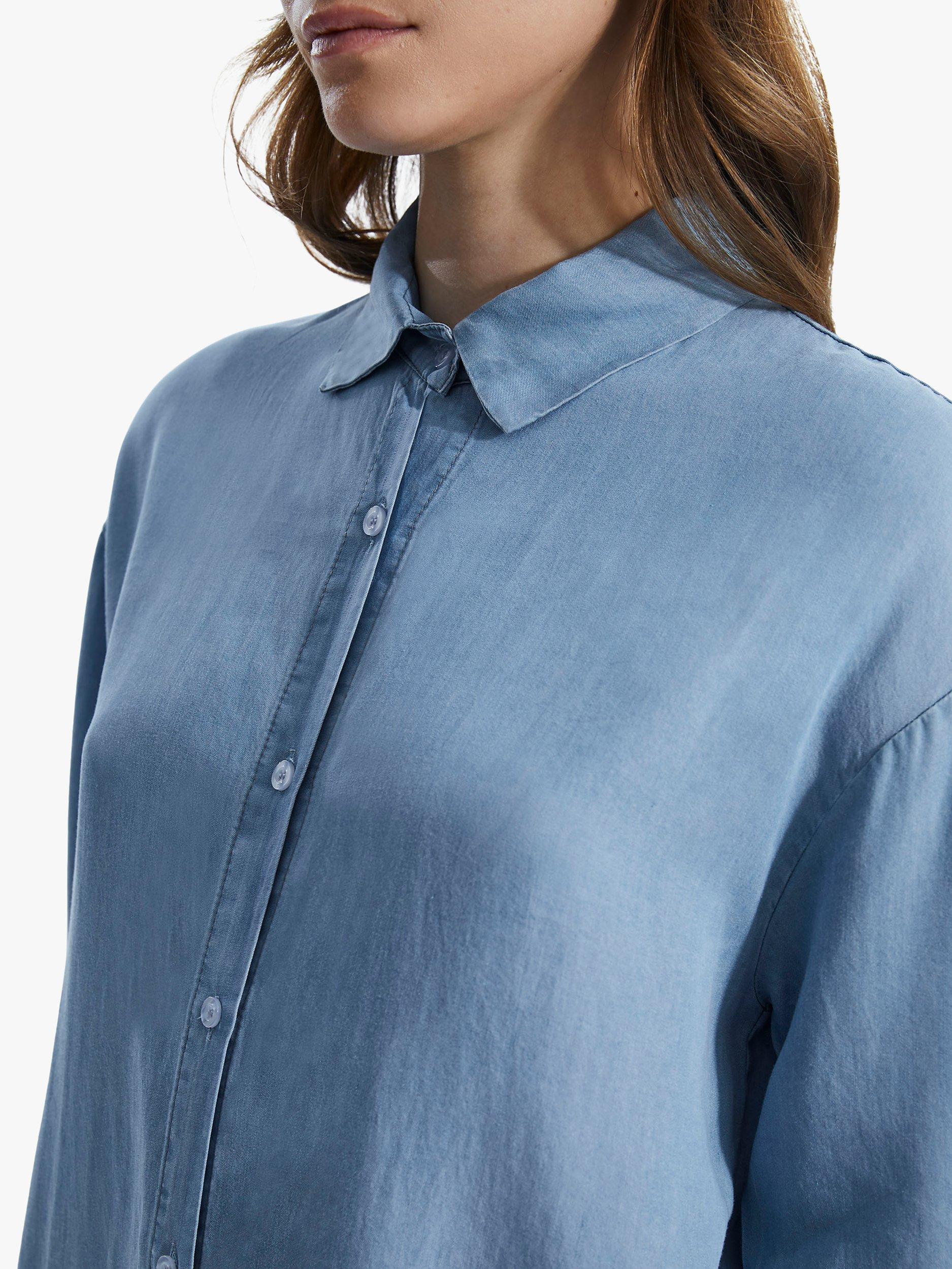 Product image 3 of 5, which shows James Lakeland Denim Oversized Shirt, Light Blue, 8