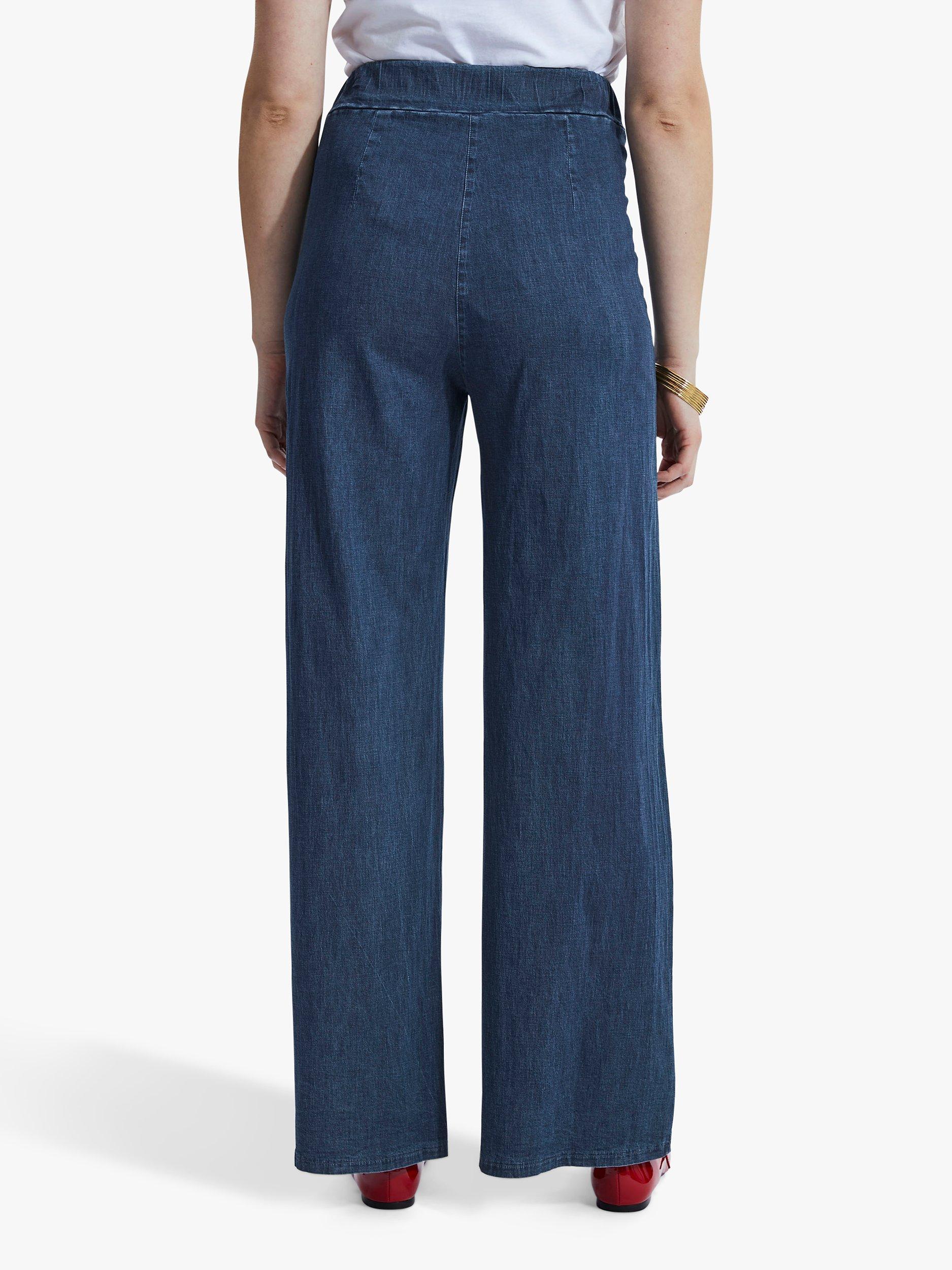 Product image 2 of 5, which shows James Lakeland Wide Leg Jeans, Denim, 8