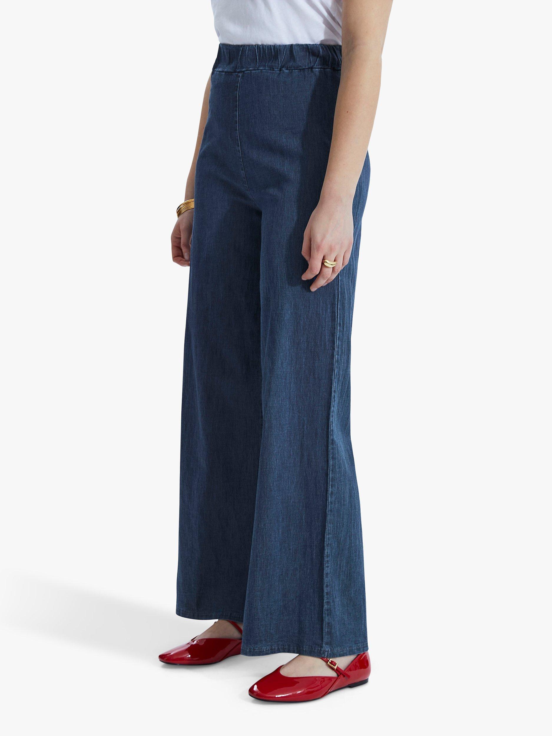 Product image 4 of 5, which shows James Lakeland Wide Leg Jeans, Denim, 8