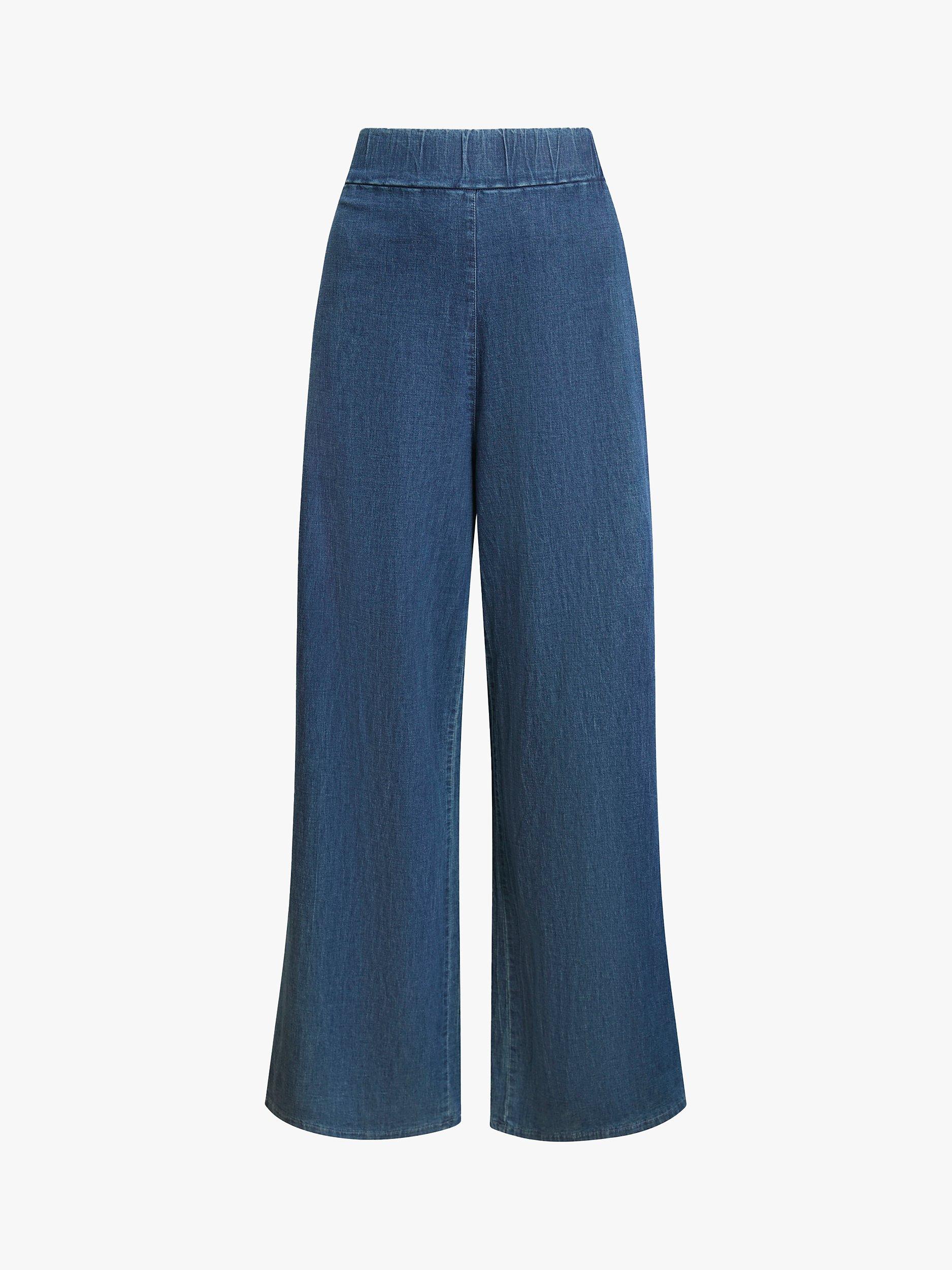 Product image 5 of 5, which shows James Lakeland Wide Leg Jeans, Denim, 8
