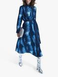 James Lakeland Denim Print Midi Dress, Blue