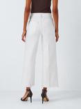 Good American Good Waist Palazzo Crop Jeans, White