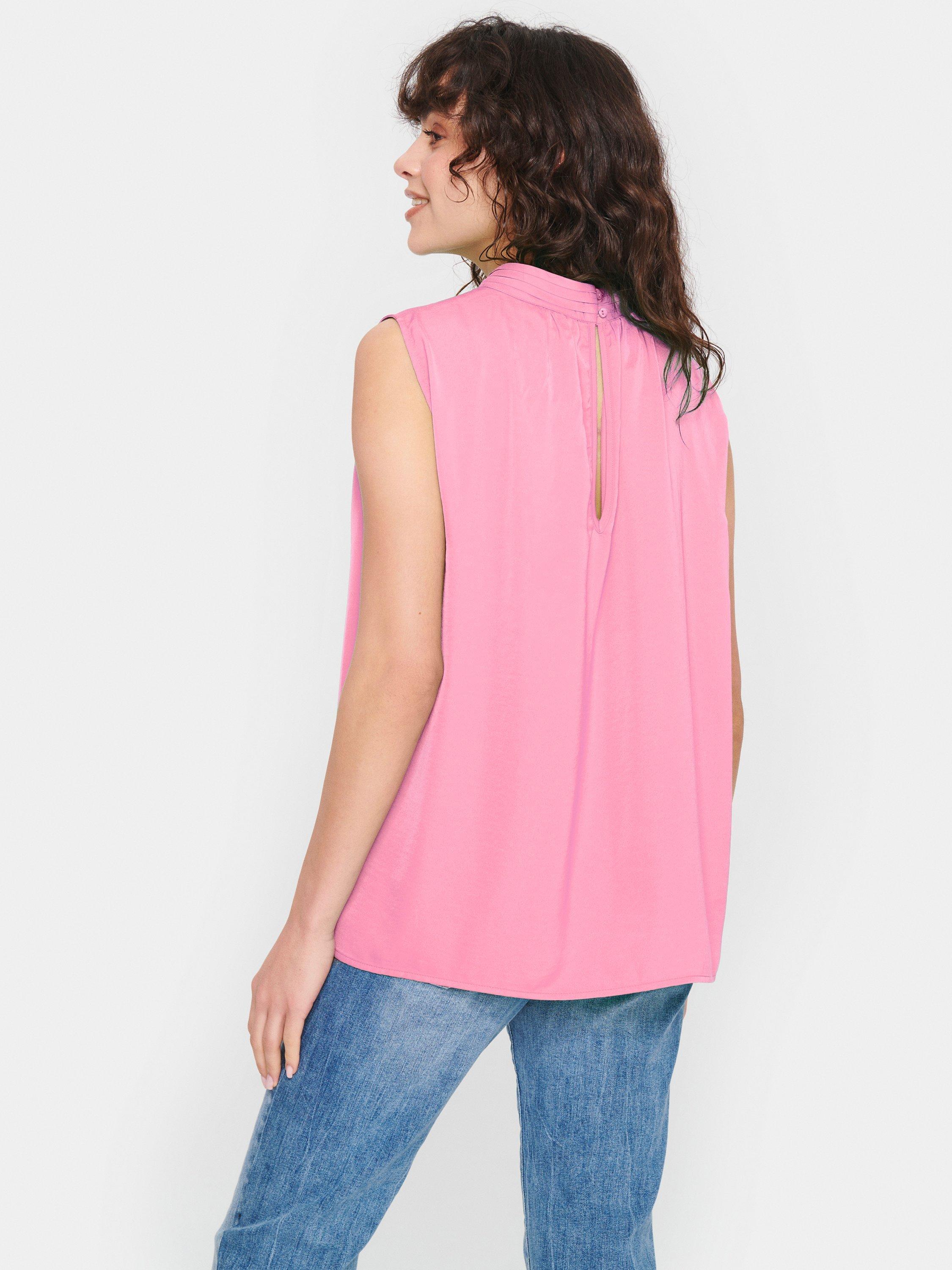 Saint Tropez Aileen Sleeveless Top, Cosmos Pink, XS