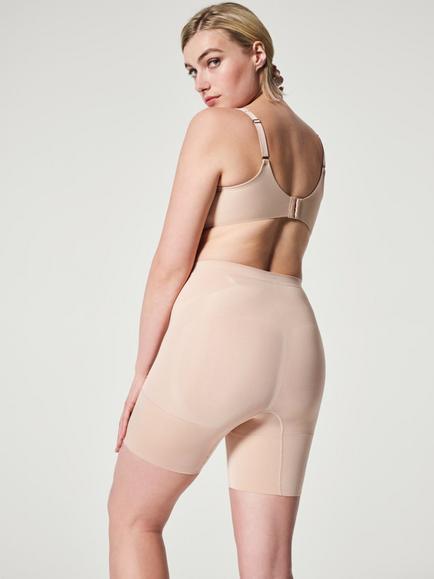 Spanx SPANXsculpt™ OnCore Mid-Thigh Shorts - view 2, Soft Nude