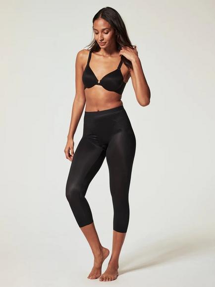 Spanx SPANXshape™ Medium Compression Invisible Capri Leggings, Very Black