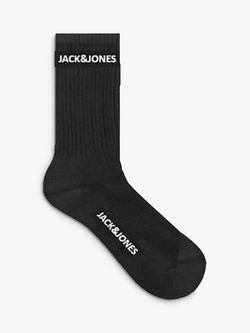 Jack & Jones Kids' Tennis Socks, Pack of 5, Black - view 2, Black