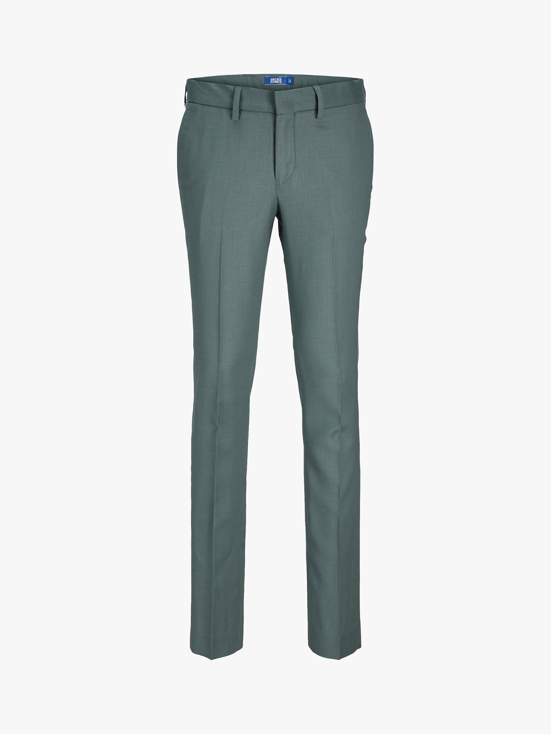 Jack & Jones Kids' Solaris Wool Blend Suit Trousers, Balsam Green, 8 years