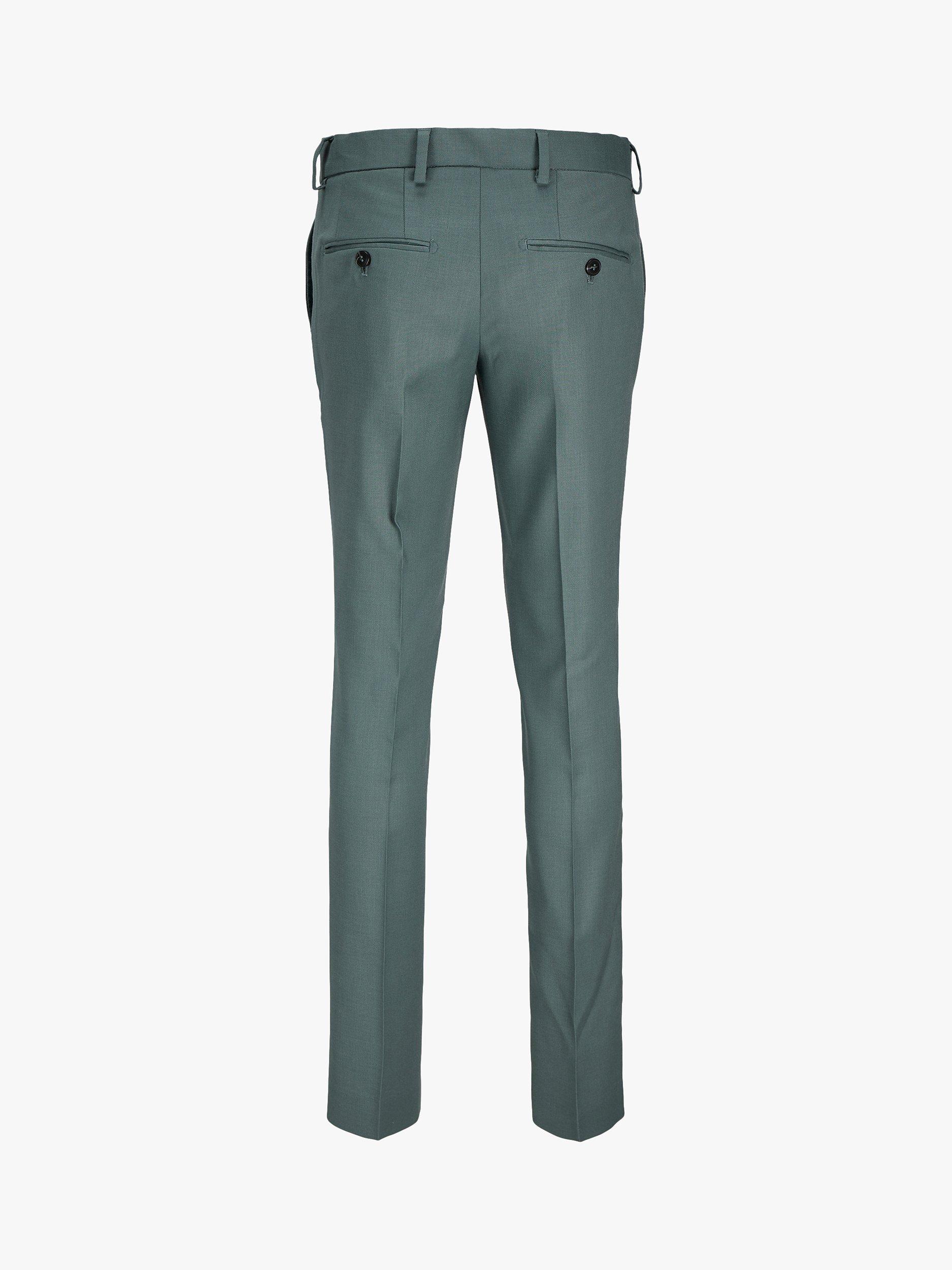 Jack & Jones Kids' Solaris Wool Blend Suit Trousers, Balsam Green, 8 years