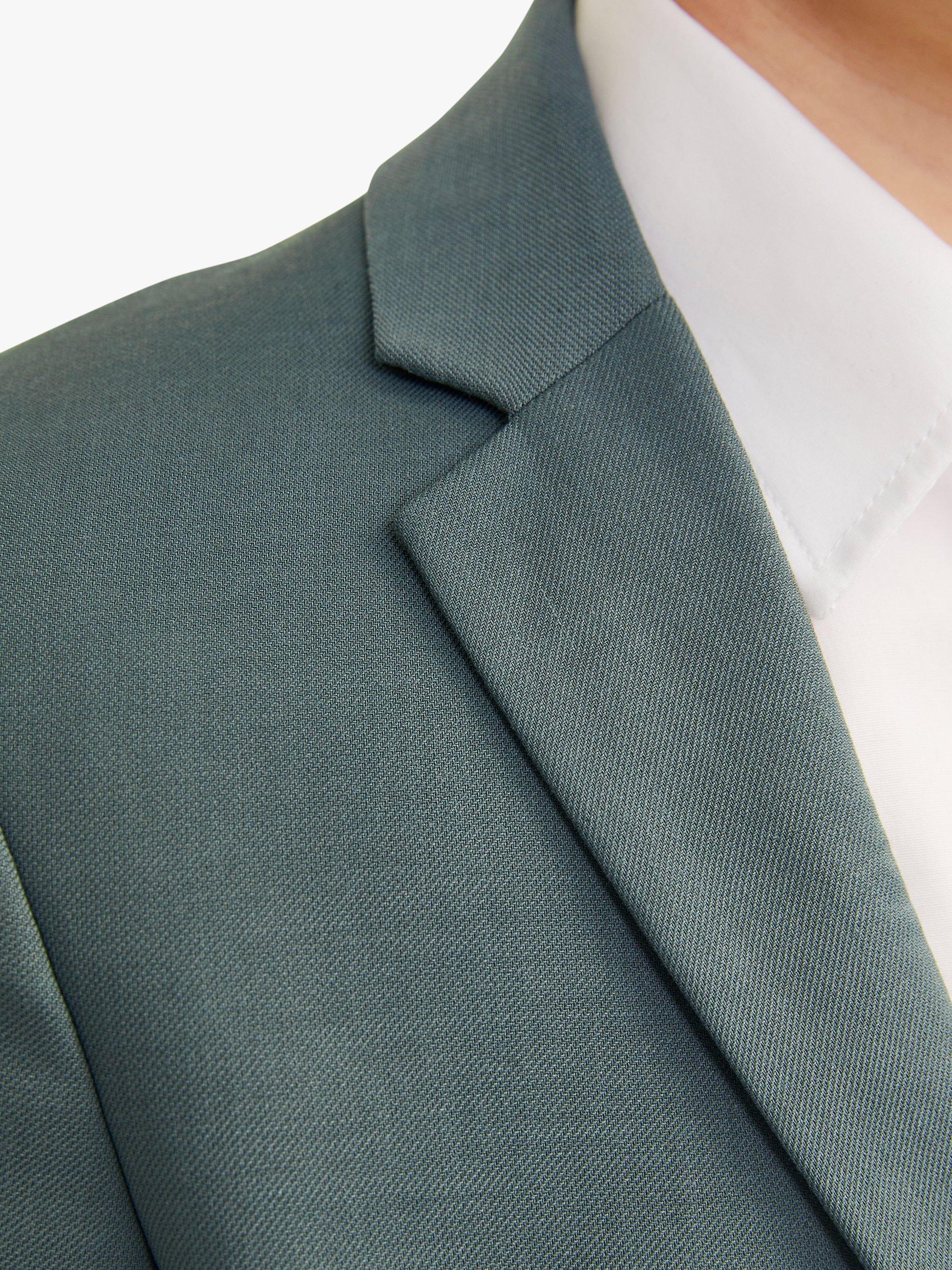 Product image 5 of 7, which shows Jack & Jones Kids' Solaris Wool Blend Suit Blazer, Balsam Green, 8 years