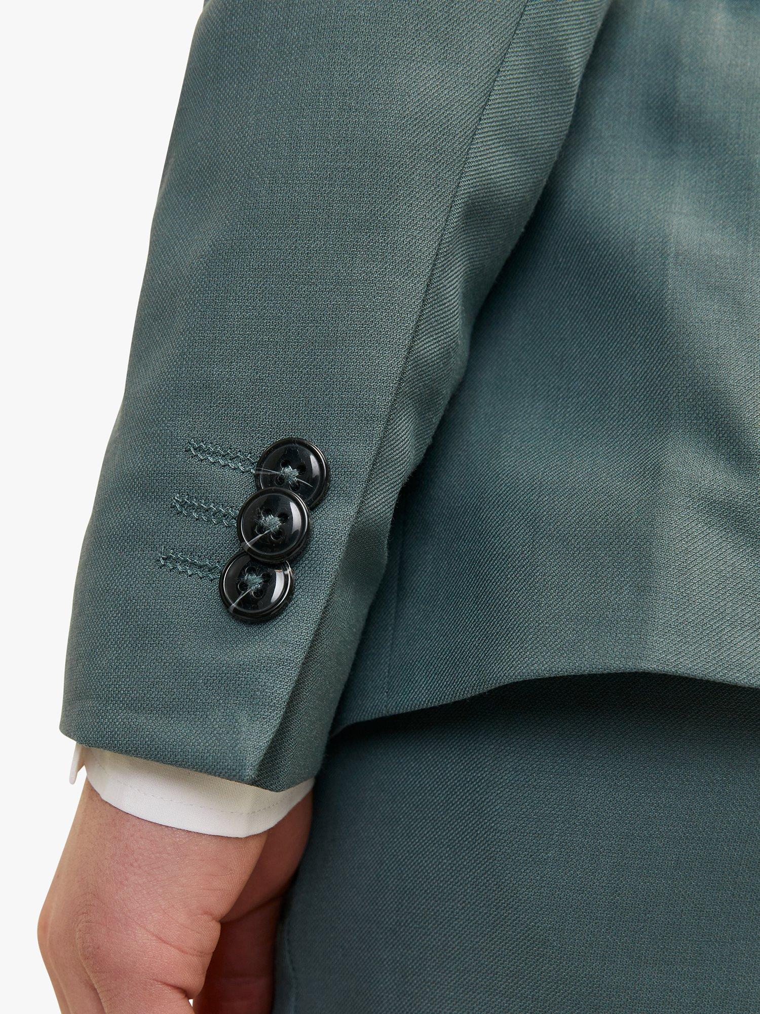 Product image 6 of 7, which shows Jack & Jones Kids' Solaris Wool Blend Suit Blazer, Balsam Green, 8 years