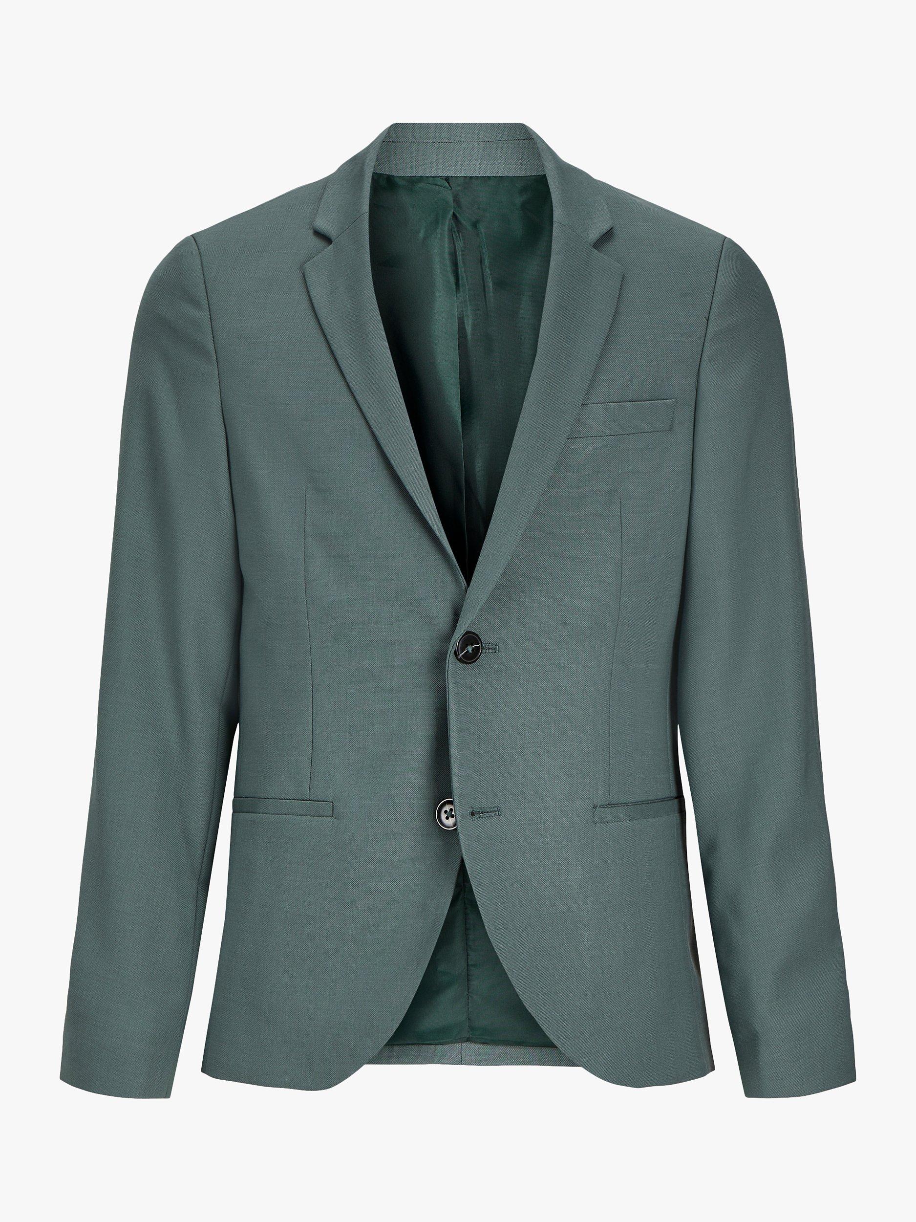 Product image 7 of 7, which shows Jack & Jones Kids' Solaris Wool Blend Suit Blazer, Balsam Green, 8 years
