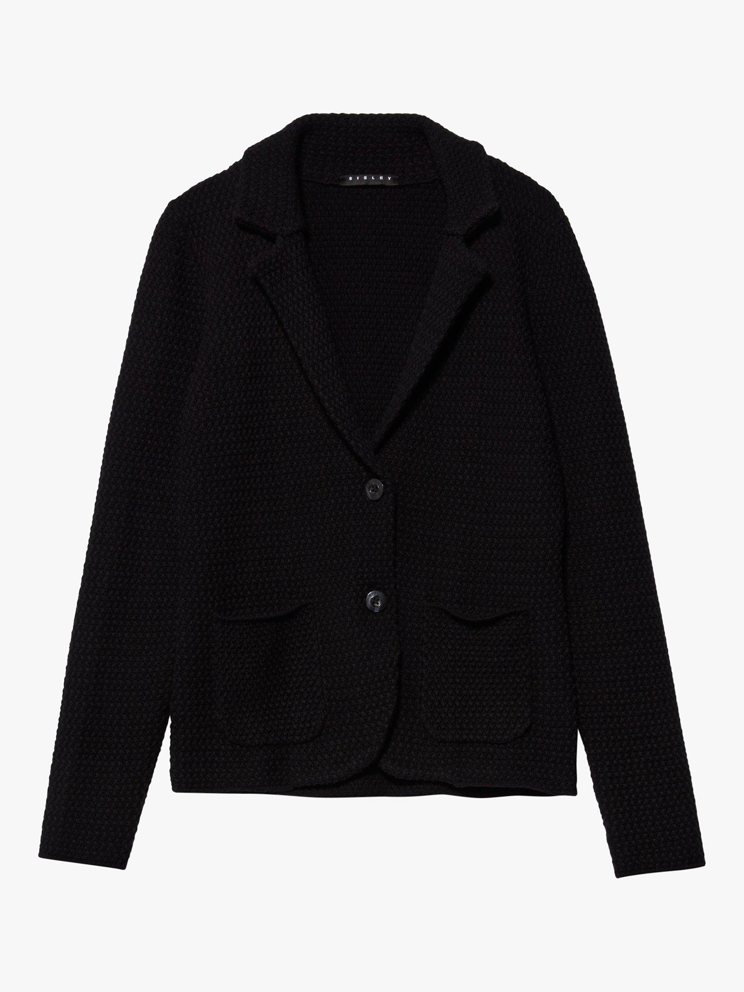 SISLEY Knitted Cotton Blazer