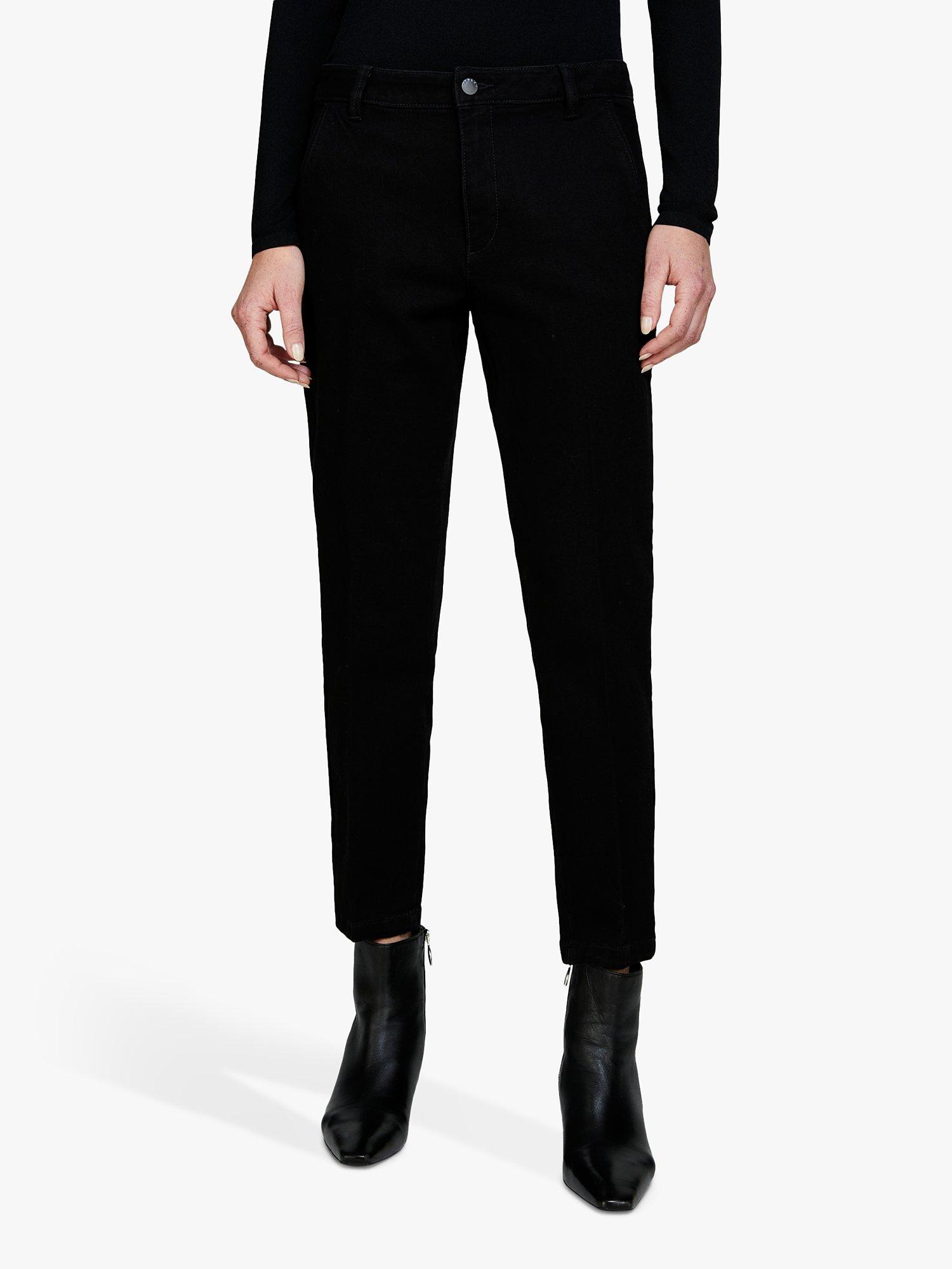 SISLEY Ankara Slim Fit Jeans, Black Denim