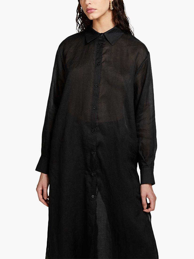 SISLEY Ramie Maxi Shirt