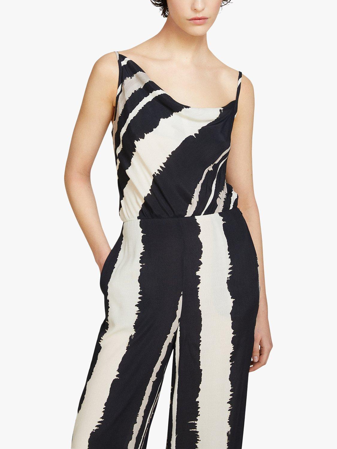 SISLEY Allover Print Wide Palazzo Jumpsuit, Multi, 12
