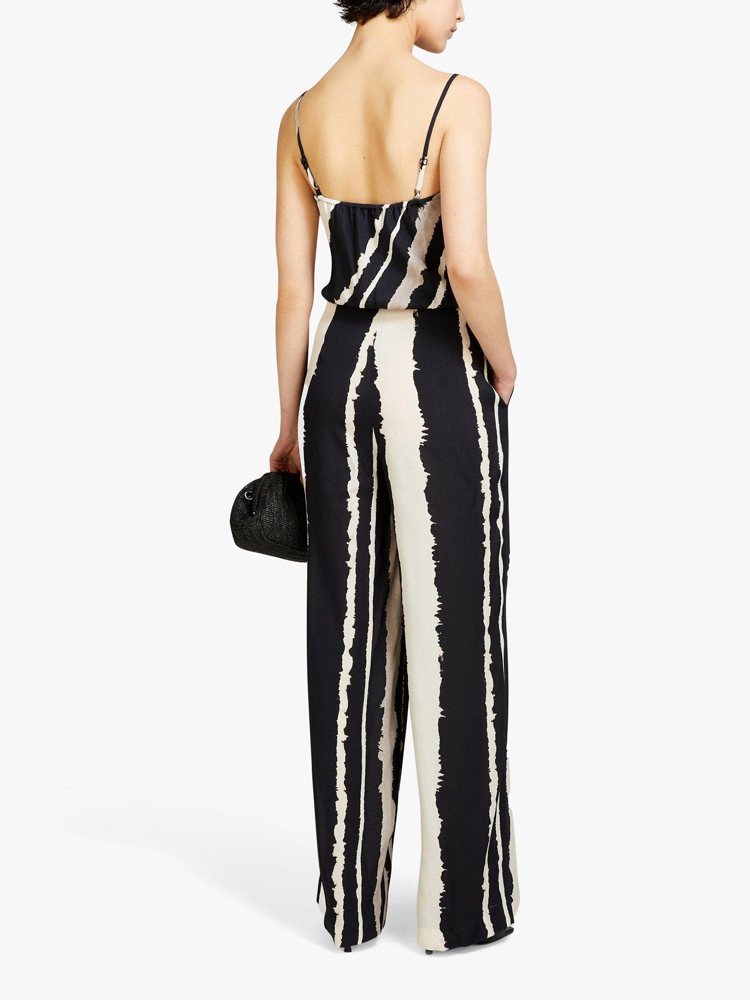 SISLEY Allover Print Wide Palazzo Jumpsuit, Multi, 12