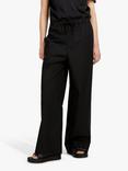 SISLEY Cotton Poplin Flared Trousers