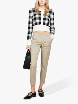 SISLEY Slim Fit Gabardine Chinos - view 2, Beige