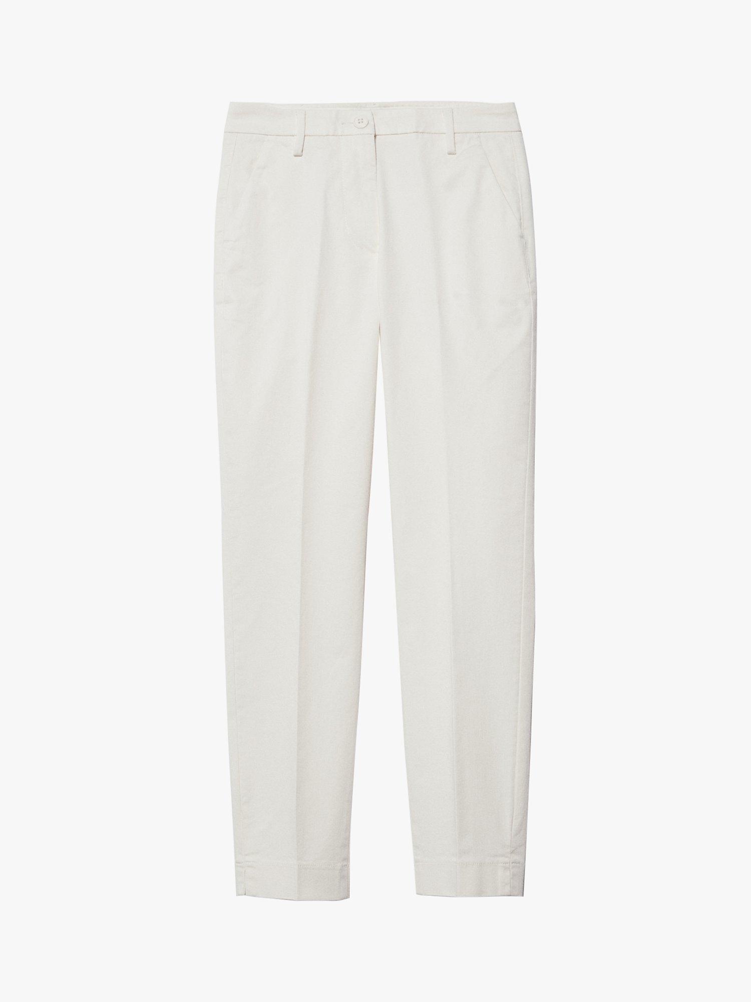 SISLEY Slim Fit Chinos, Cream, 10