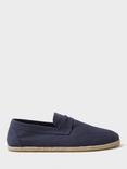 Crew Clothing Canvas Espadrille Loafers, Navy