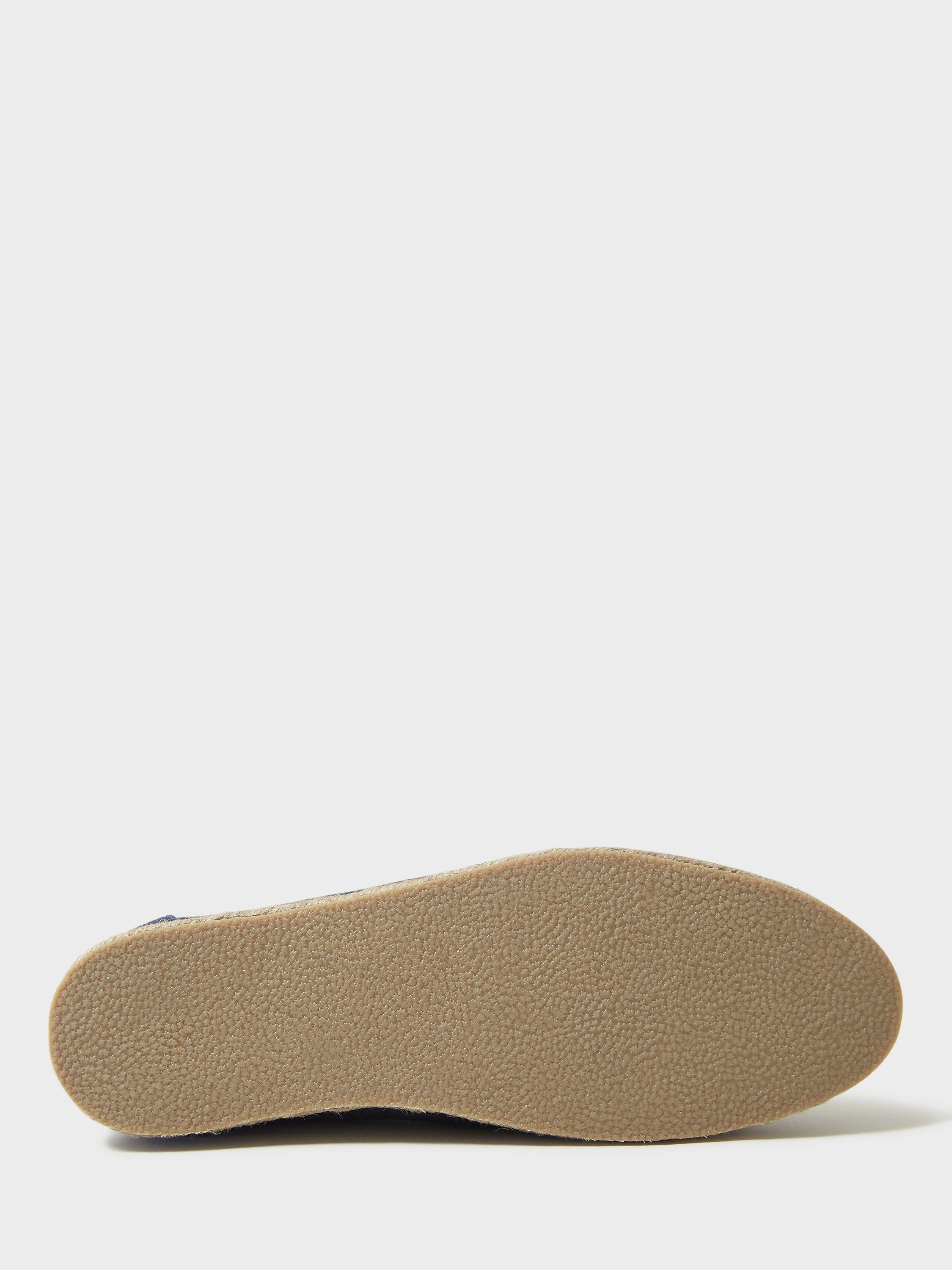 Product image 5 of 5, which shows Crew Clothing Canvas Espadrille Loafers, Navy, 7