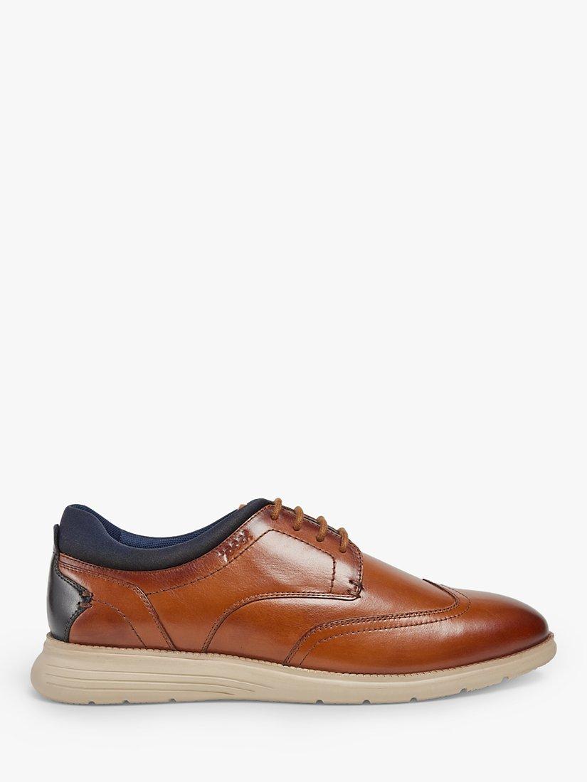 Pod Vantage Leather Lace Up Brogues, Cognac
