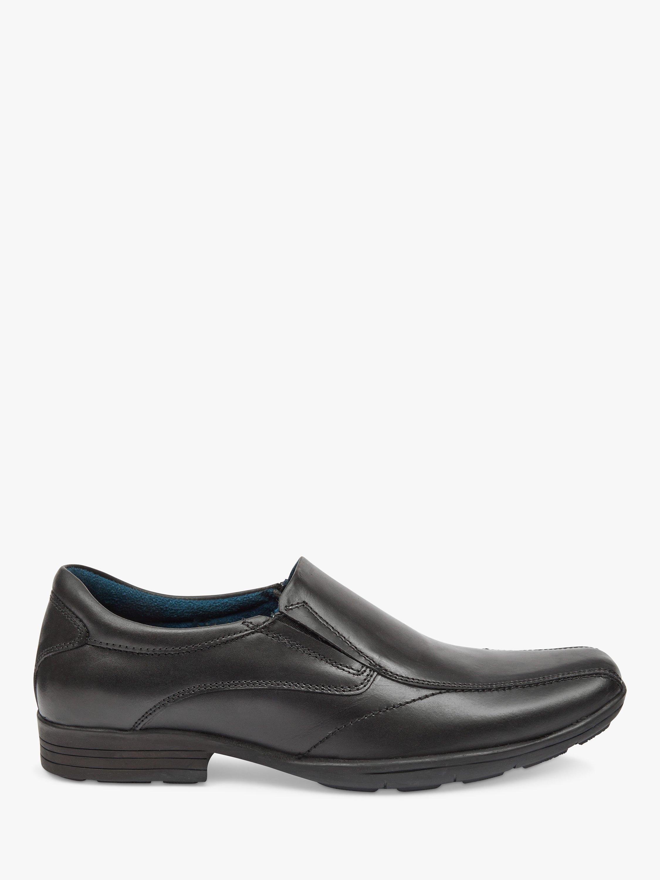 Pod Dundee Leather Loafers, Black