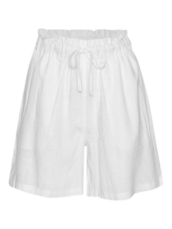 A-VIEW Lerke Linen Blend Shorts - view 2, White