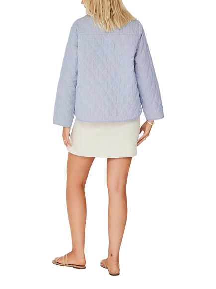 A-VIEW Kammy Quilted Jacket, 699 Navy - view 2, 699 Navy