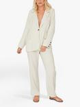 A-VIEW Annali Linen Blend Blazer, 004 Sand