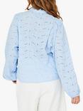 A-VIEW Karla Cotton Shirt, 282 Light Blue