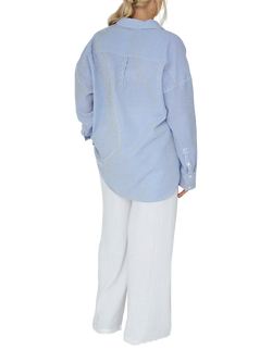 A-VIEW Sonja Stripe Shirt - view 2, Navy/White