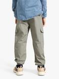 Lindex Kids' Balloon Leg Cargo Trousers, Dusty Green