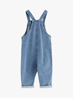 Lindex Baby Organic Cotton Dungarees, Light Denim - view 2, Light Denim