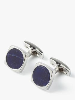 Simon Carter Largo Sodalite Cufflinks, Mid Blue, Blue