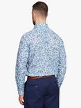 Simon Carter Liberty Fabric Hilary Ann Regular Fit Shirt, Blue/White