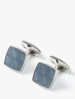 Simon Carter Adagio Cufflinks, Navy, Navy