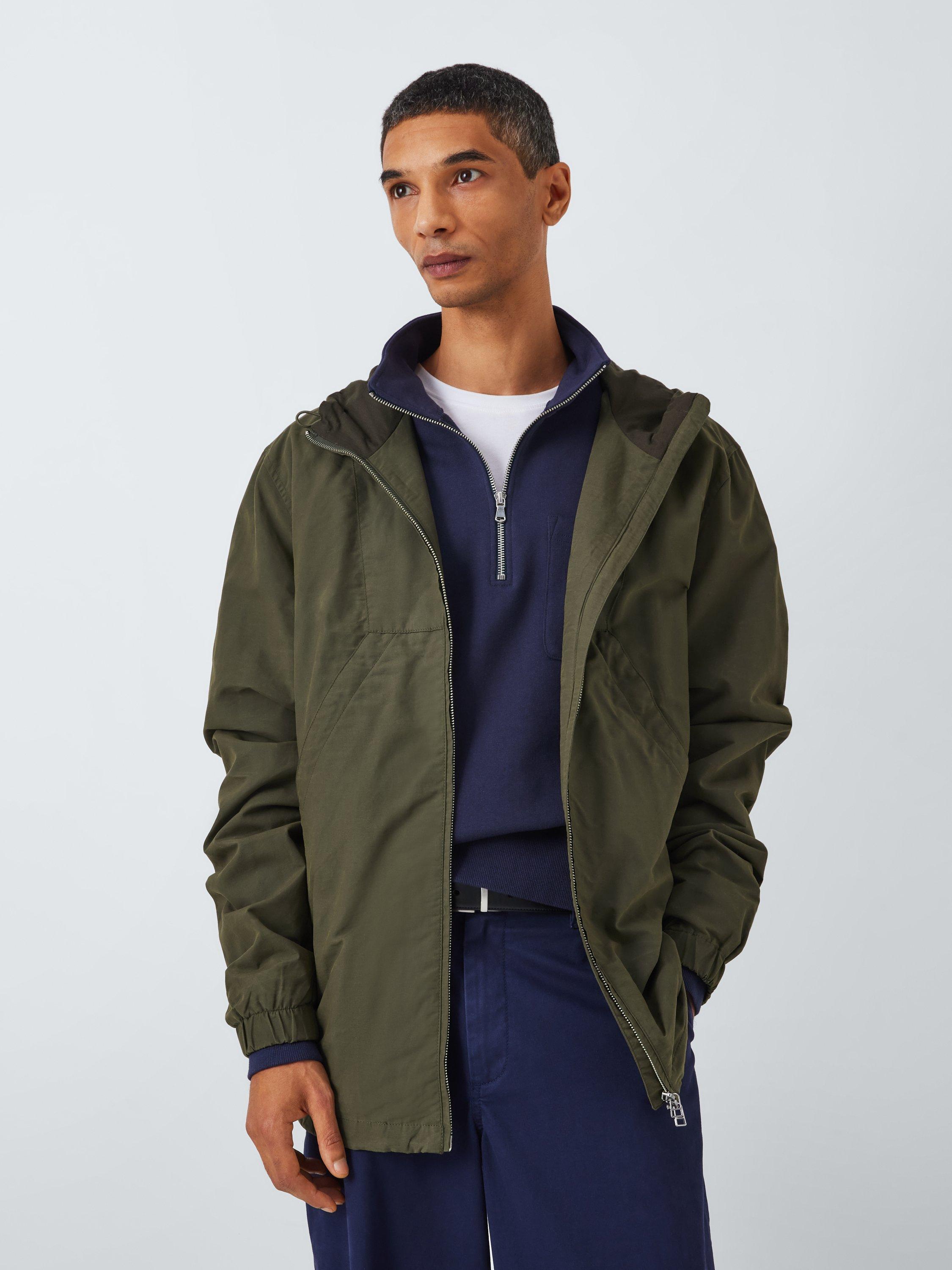 John Lewis Seam Stitch Anorak, Khaki, Khaki