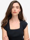 Superdry Essential Organic Cotton Square Neck T-Shirt