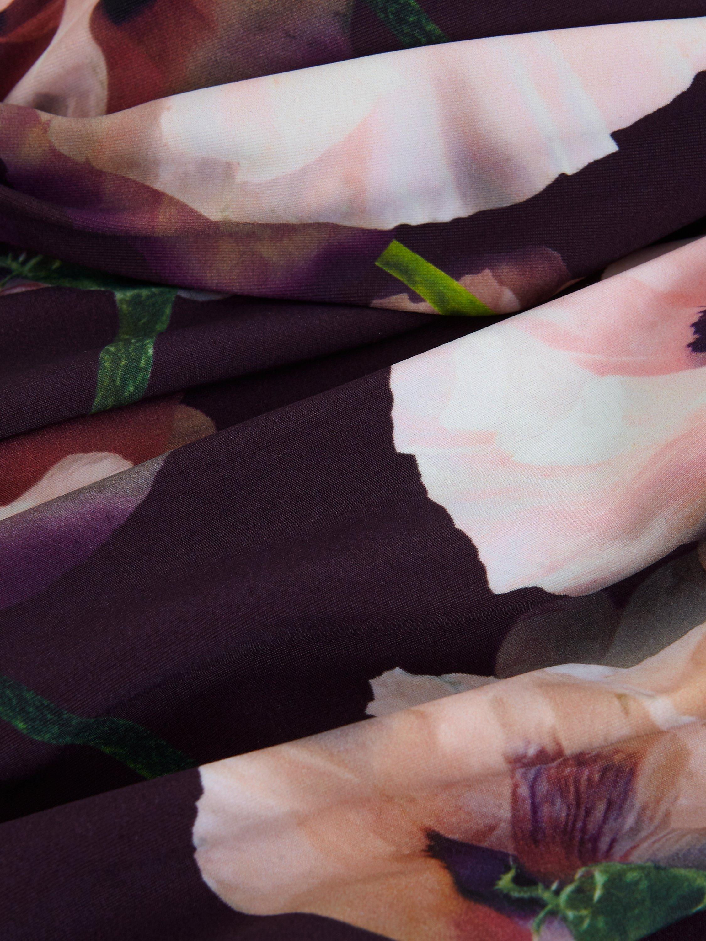 Product image 6 of 6, which shows Phase Eight Poppy Floral Swimsuit, Multi, 8