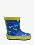 ToeZone Kace Dinosaur Print Rain Boots, Multi